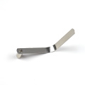 Custom Precision Stainless Metal Clamp, V Shape Single Button Spring Lock clip